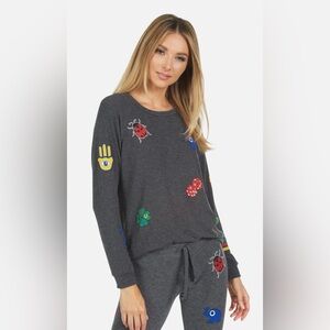 Lauren Moshi Kizzy Lucky Elements Sweatshirt